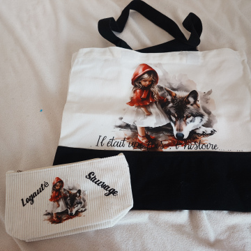 Sac loup / fillette 