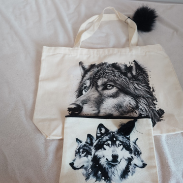 Sac tête de loup 
